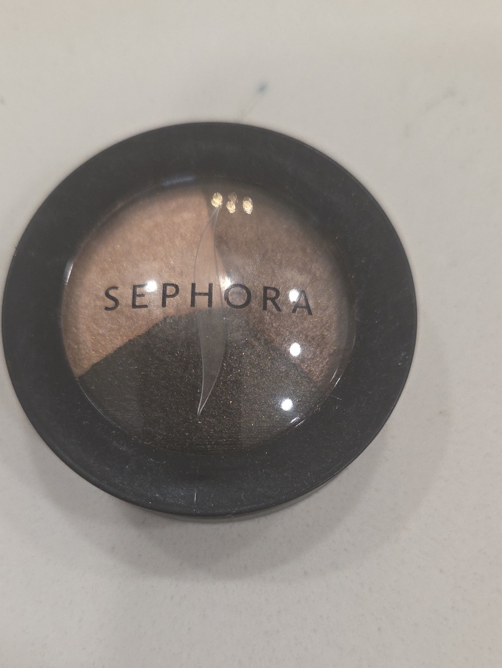 Sephora Microsmooth Baked Eyeshadow Trio- Bronze & Brown